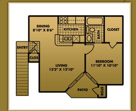 A1 1x1 916 floor plan